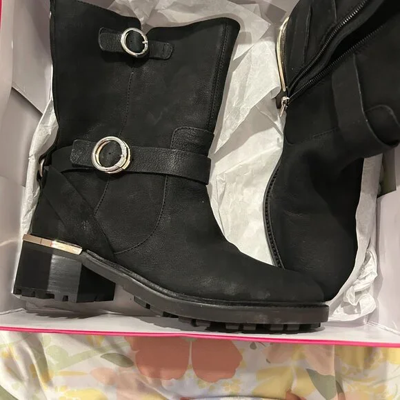 Vince Camuto Moto Suede Boots - Picture 2 of 3